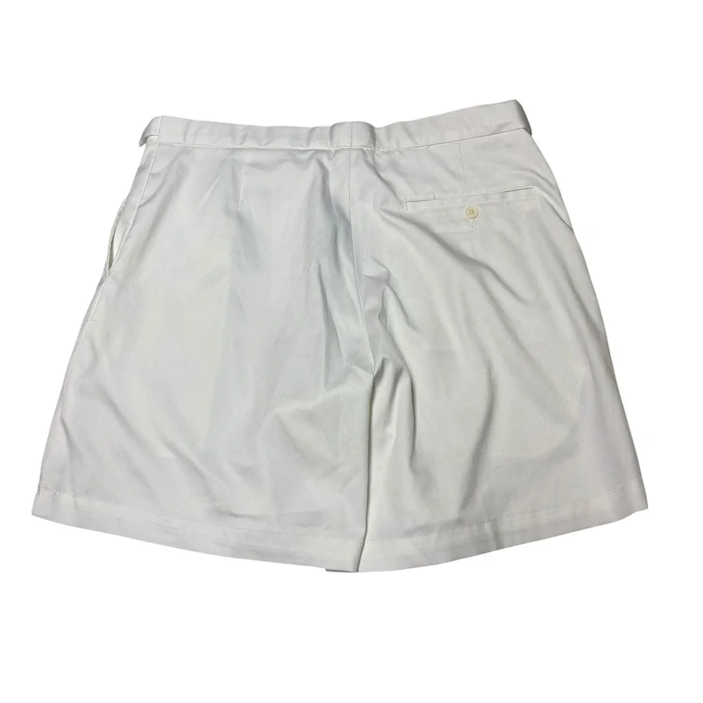 NWT Polo Ralph Lauren Mens White Performance Golf Shorts Size 34X6 Stretch